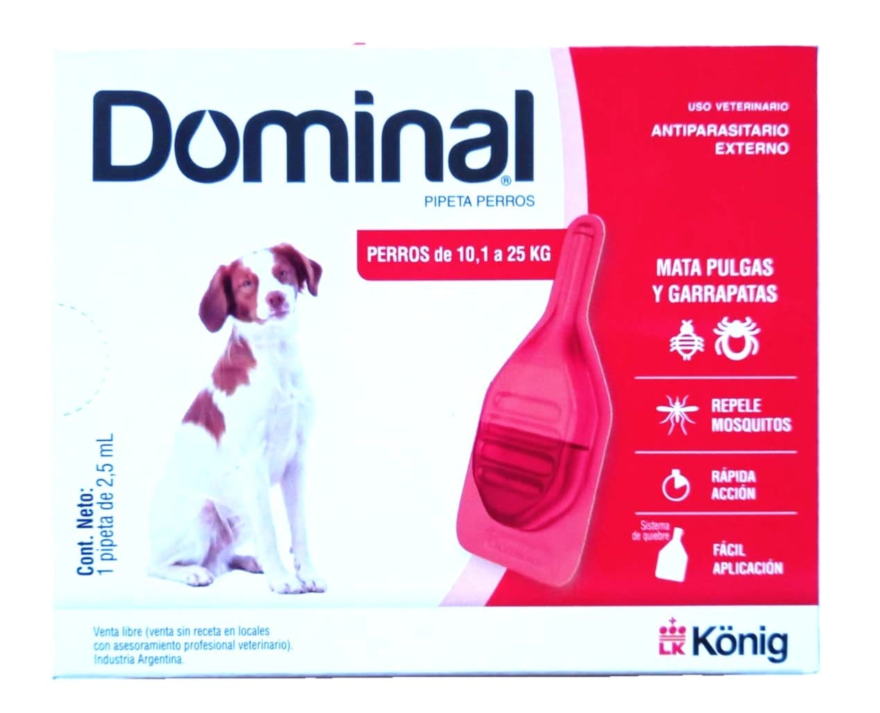 Pipeta Dominal 10-25K