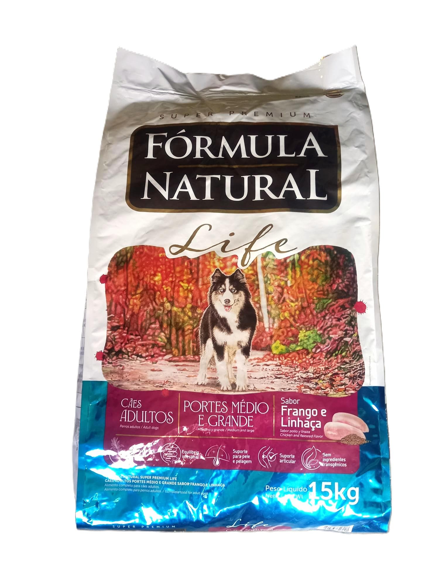 Fórmula Natural Life Adulto Raza Mediana y Grande 15K
